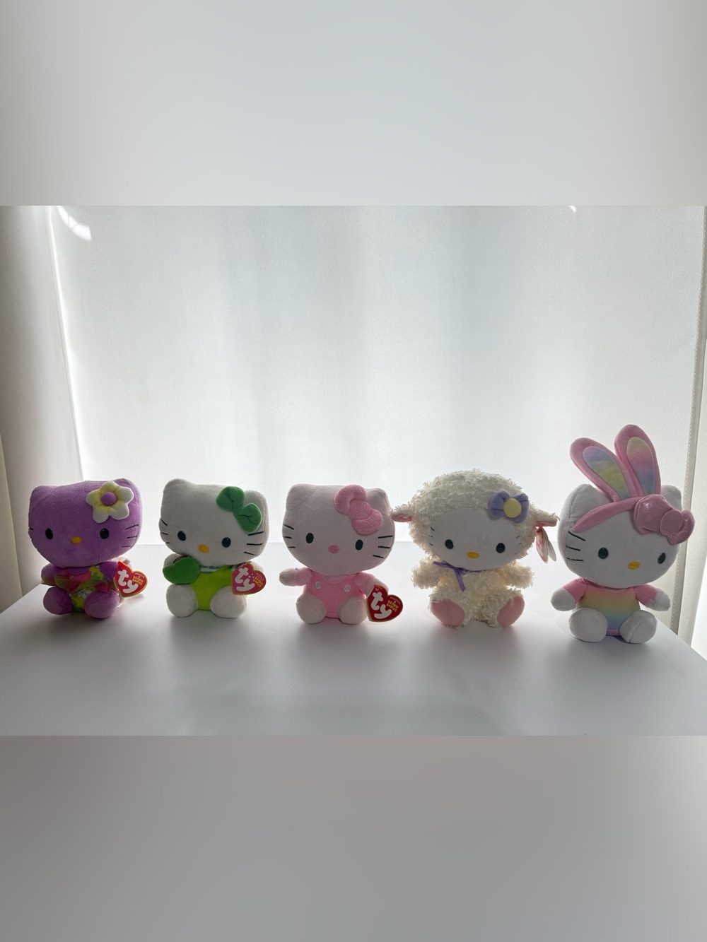 Hello Kitty Plush Toy - Pastel Pink and Multicolor Assortment